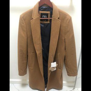 ZARA Overcoat Camel (NEW)